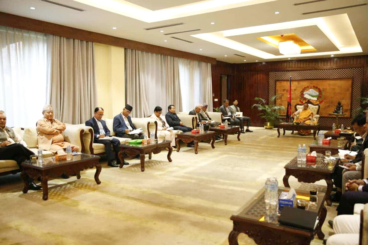 प्रधानमन्त्रीको आह्वानमा सर्वदलीय निर्वाचन केन्द्रित बैठक